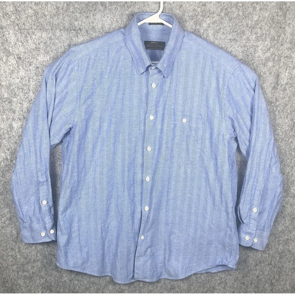Orvis Other - Orvis Signature Collection Shirt Mens XL Blue‎ Corduroy Long Sleeve Button Down
